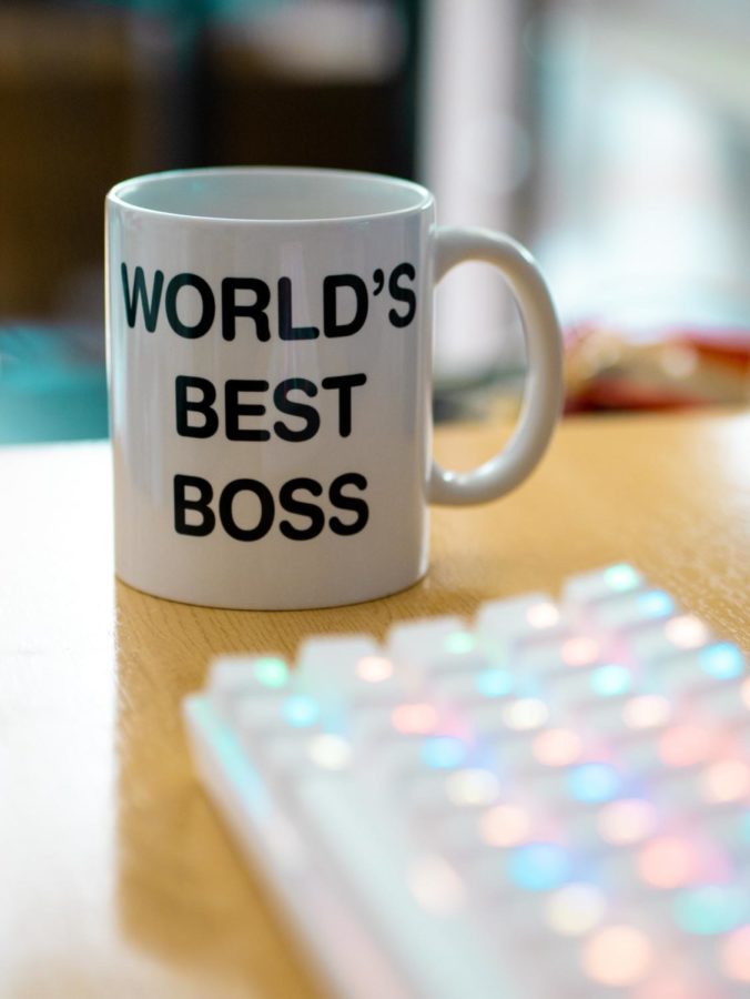 One of the most famous props from The Office is Micheal Scotts Worlds Best Boss mug, which fans can purchase recreations of, such as the one in the photo.
Photo by Pablo Varela on Unsplash