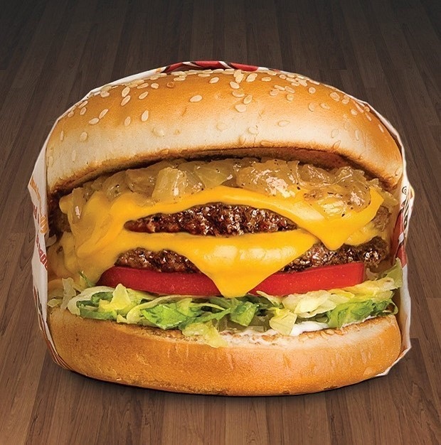 A Photo of a Double Charburger from Habit Burger.