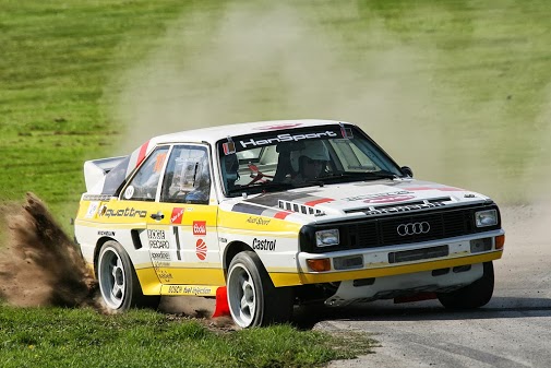 A Group B Audi Quattro Rally Car