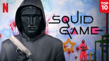 The display icon for Squid Game on Netflix.