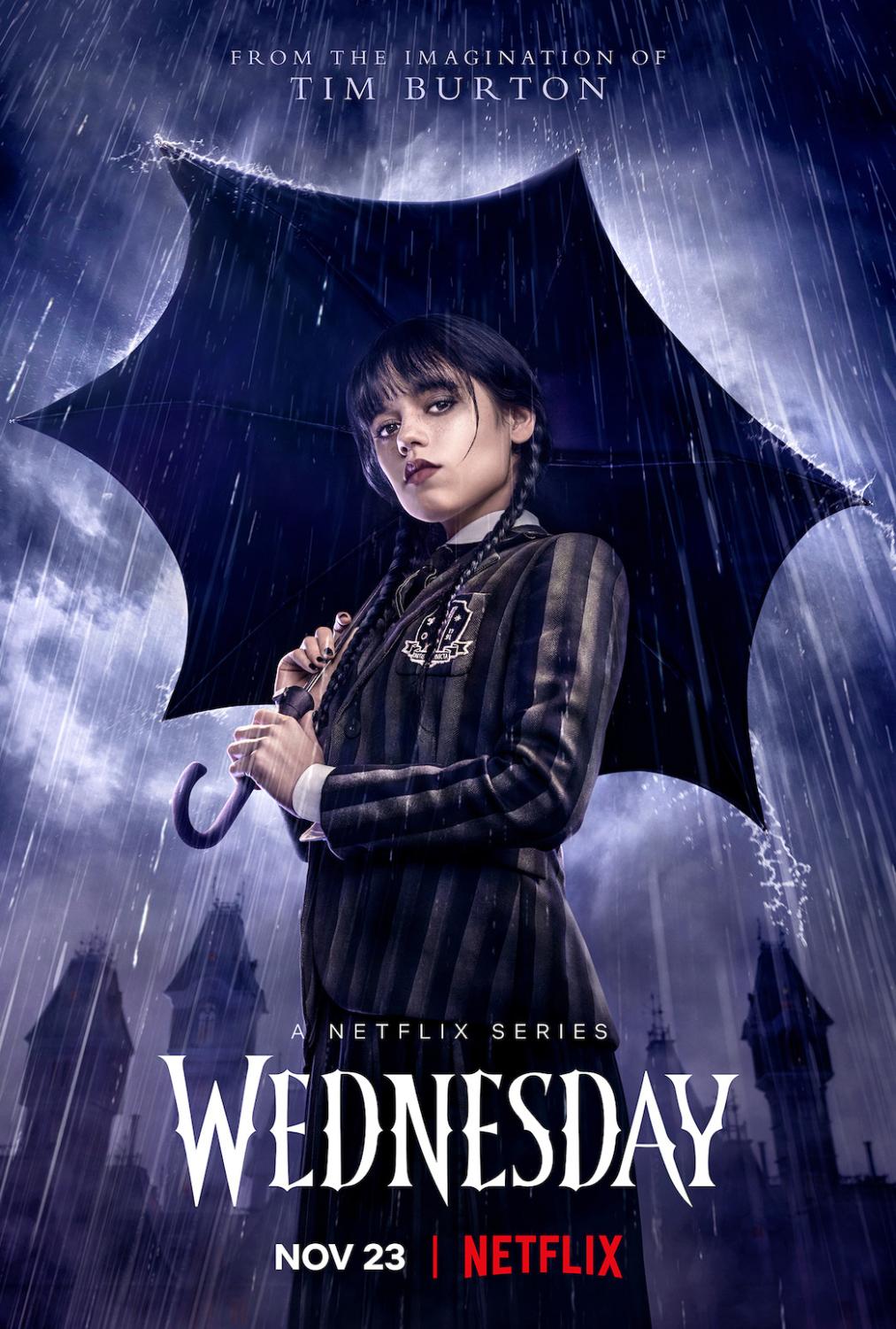 Wednesday Promotional Poster from Netflix