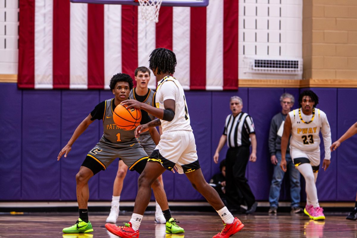 Junior Guard Joshua Lima (#2) walks to position himself on defense after a timeout. Lima was coming off a career high 24 point game against Sayreville in the Semi-Finals.