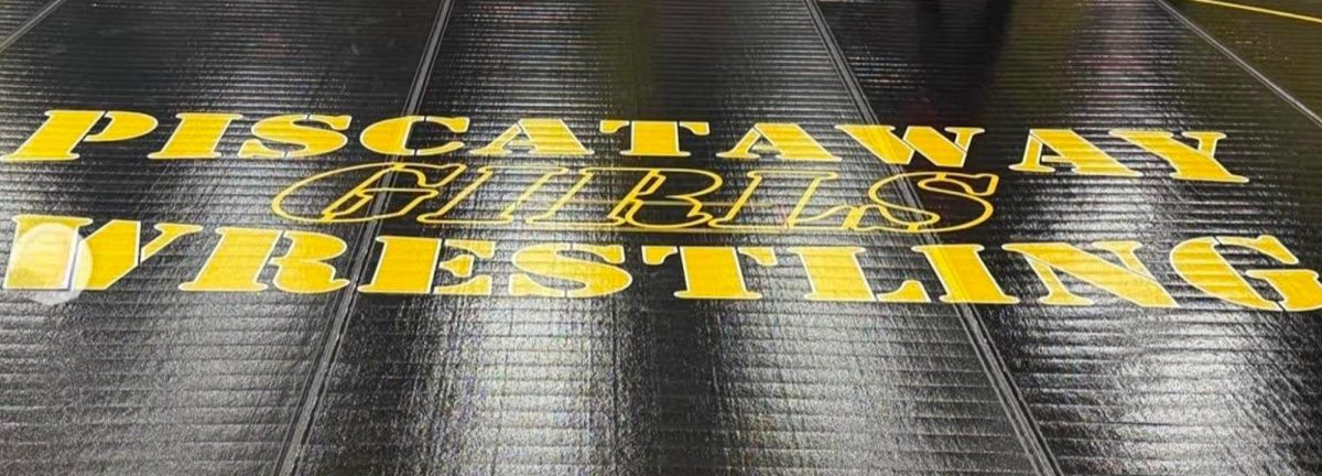 Piscataway High School girls wrestling mat logo