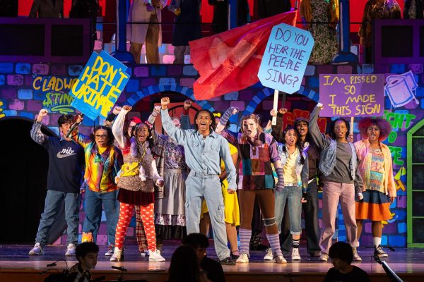 The cast sings "Act One Finale" (yes, that is the name of the song)