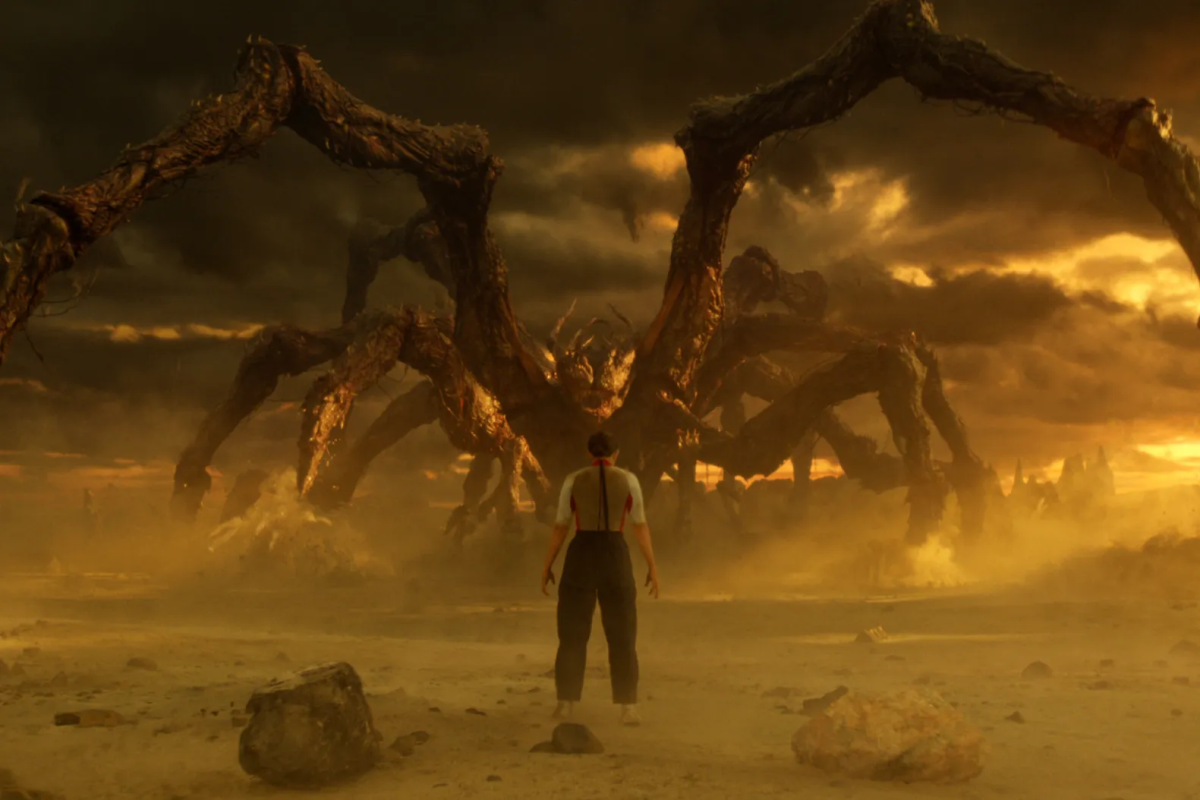 Eleven fights the "Mind-Flayer" in the series finale