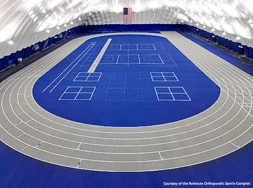 The track at the new Bubble